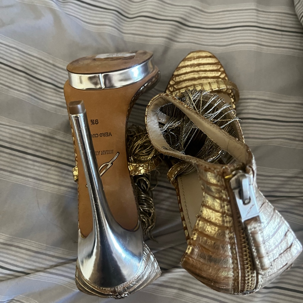 B By Brian Atwood Fringe Heels